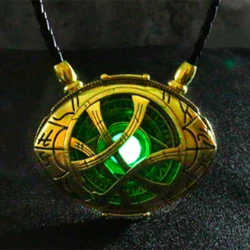 Luminous Eyes Pendant Dr. Necklace for Women Men Exquisite Glow in Dark Movie Same Meaningful Jewelry Gift