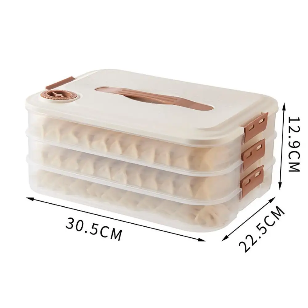 Dumpling Storage Container Freezer Refrigerator Multi-Layer Food Grade Wonton Box Household Dumpling Quick Frozen Crisper