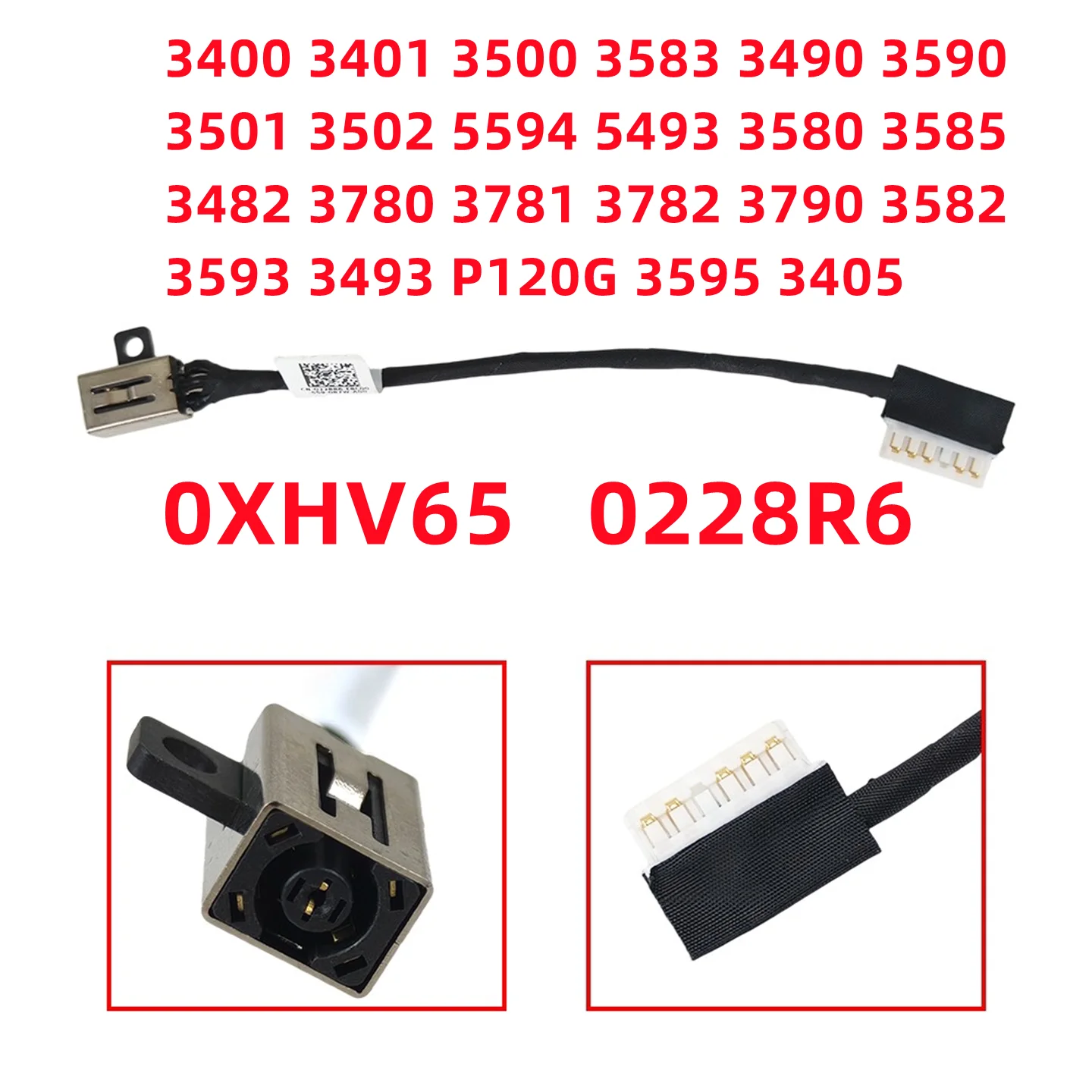 For Dell Latitude 3490 V3590 V3490 3591 Charging Port Power Interface Connector Starting from 10 pieces