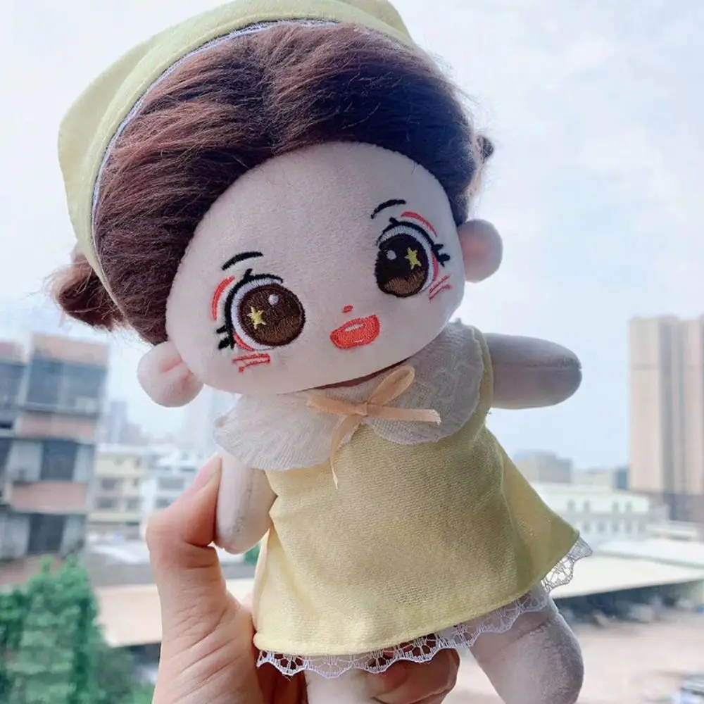 헤드 커버 20cm 면 인형 드레스 어깨끈 스커트 로리타 면 인형 옷 미미 스윗 봉제인형 옷 어린이 선물