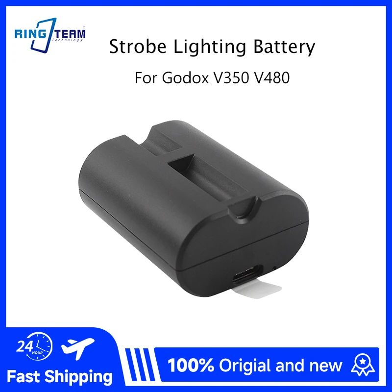 VB22 Wiederaufladbarer Li-Ionen-Akku 2200mAh 7,2V Typ-C-Ladung für Godox V350 V480 Blitz Speedlite Hohe Kapazität