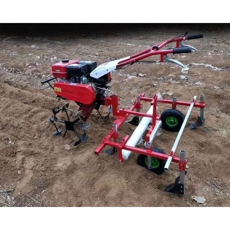 Micro Tiller Machine Suporte Trator Mulch, filme Colocando Ferramentas Agrícolas