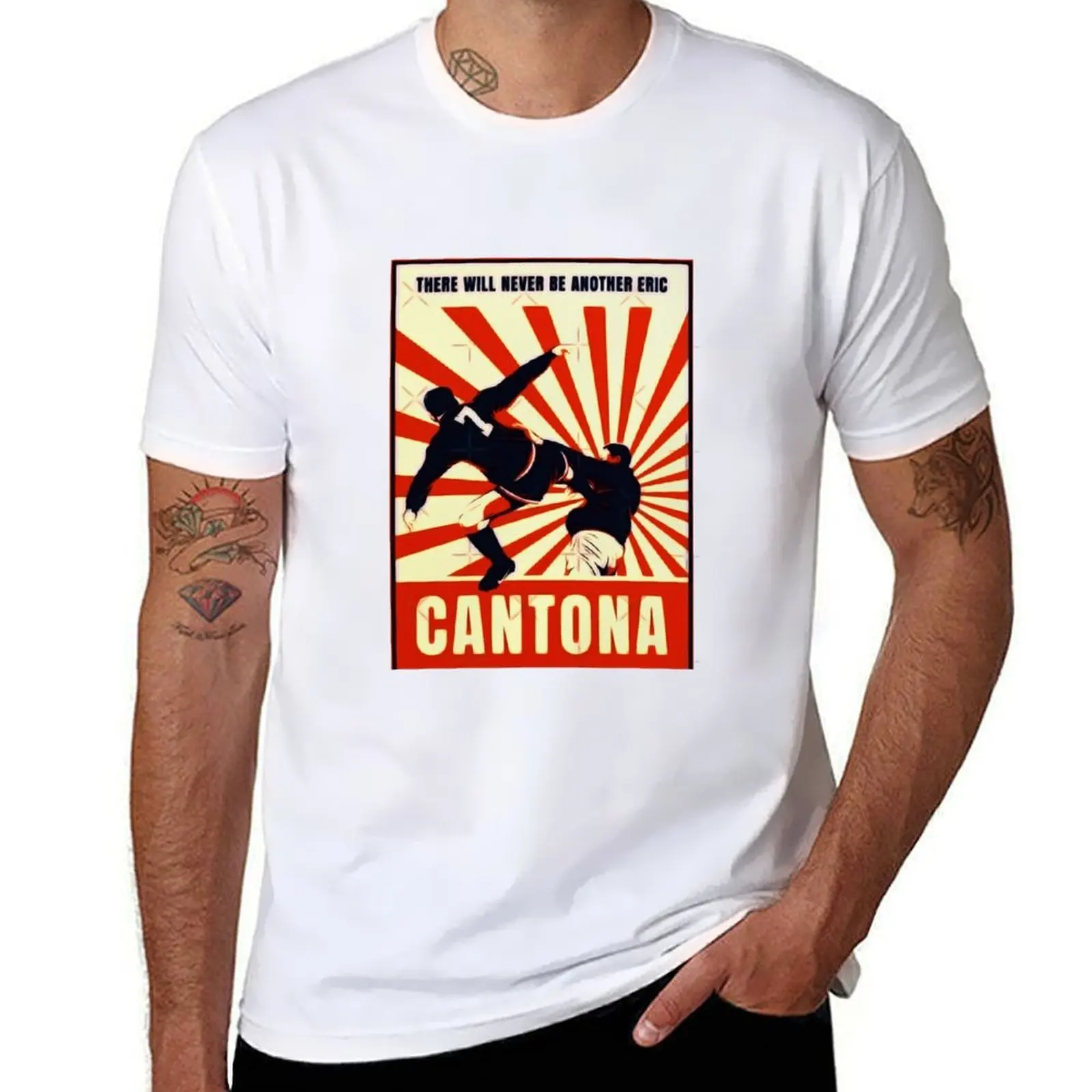 Cantona Kick T-Shirt t shirts for man pack white man t shirts graphic T-Shirt