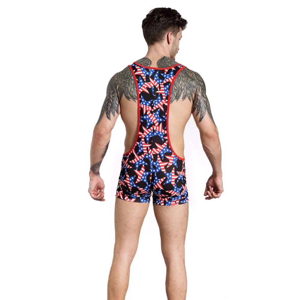 Men boxer shorts Ass Conjoined Tights Teddy Costumes Adult Slave Game Wear Gays Sexy Lingerie Fetish Harness Sexual Underwear