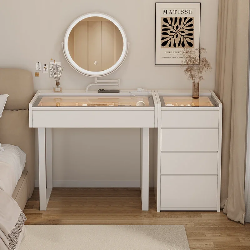 

Dressing Rooms Bedroom Set Furniture Minimalist Makeup Vanity Desk Luxury Salon Table Room Bedside Tocadores Dresser Items