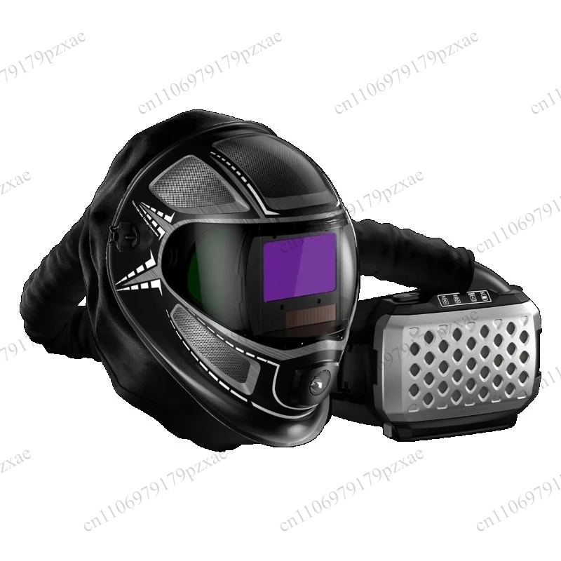 180° Panoramic Auto Darkening Welding Helmet With Light & Air Purifying