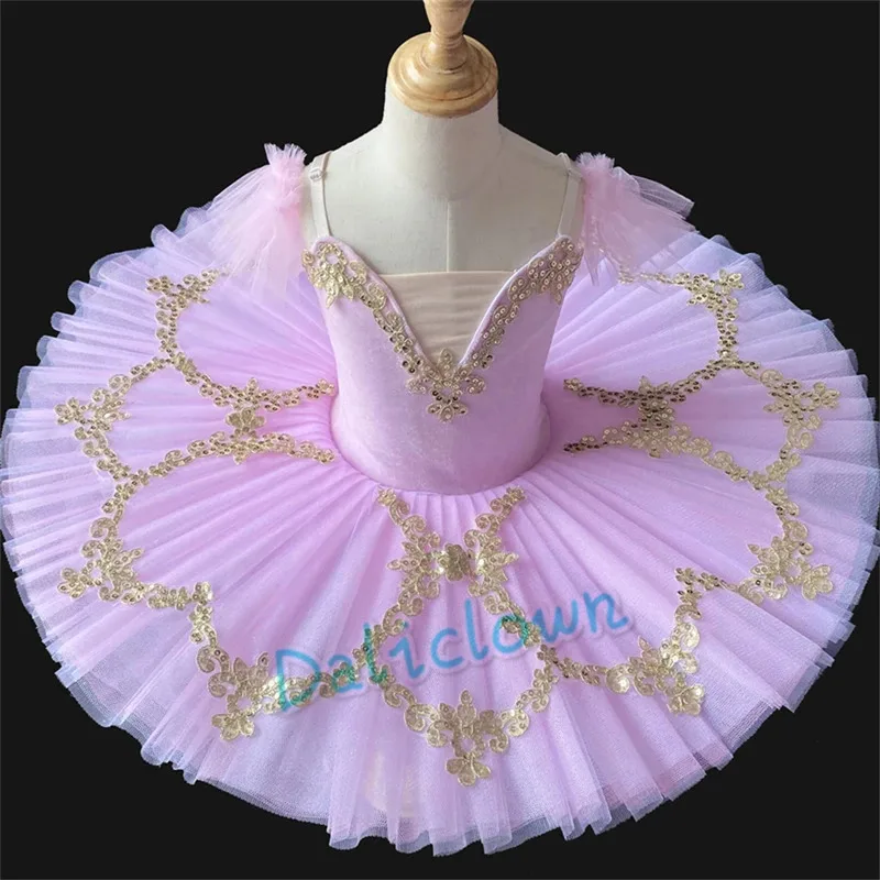 

qq023Professional Women Girls For Kids Adult Pancake Tutu Ballerina Birthday Party Swan Dress Ballet Co