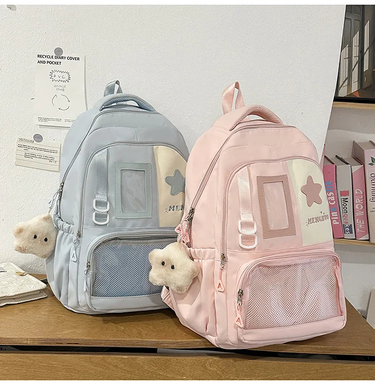 Kawaii Starry Preppy Harajuku Ita Backpack