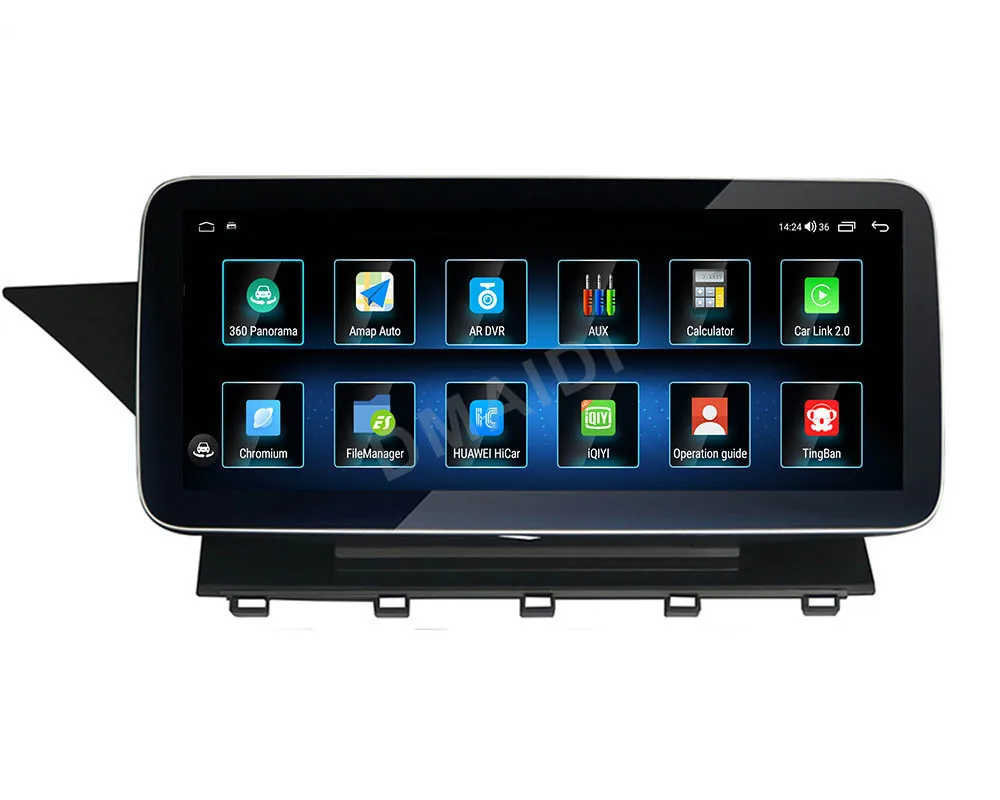 Android 13 GPS Navigation For Mercedes Benz GLK X204 2008-2015 Car Multimedia Video Player Bluetooth Split Screen 4G WIFI