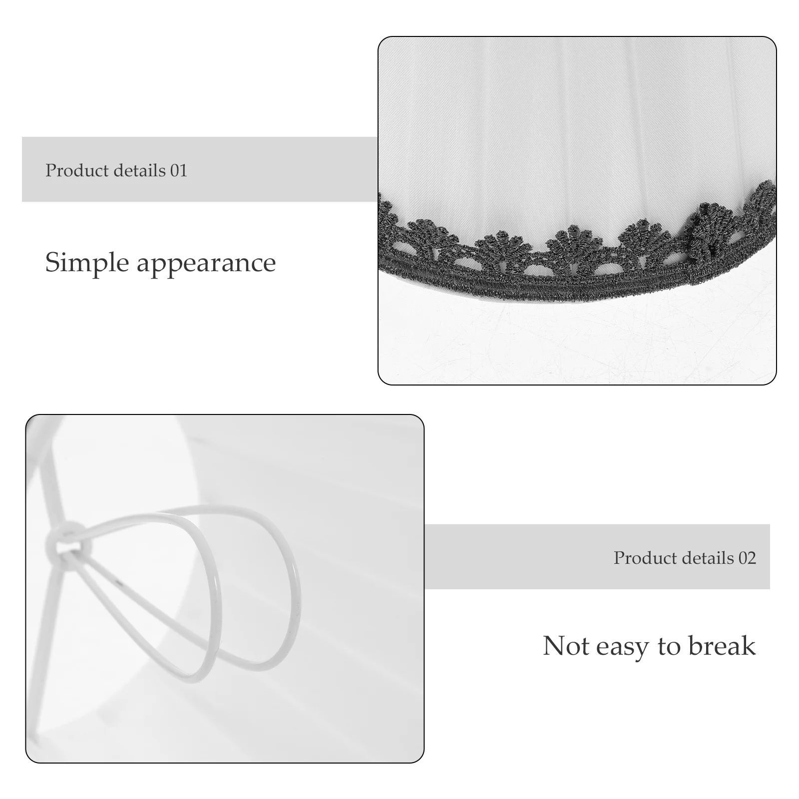 

Cloth Lamp Shade Replacement Fabric Table Lampshade Bedside Light Cover Decorative Vintage Iron Soften Light Home Decor Lighting