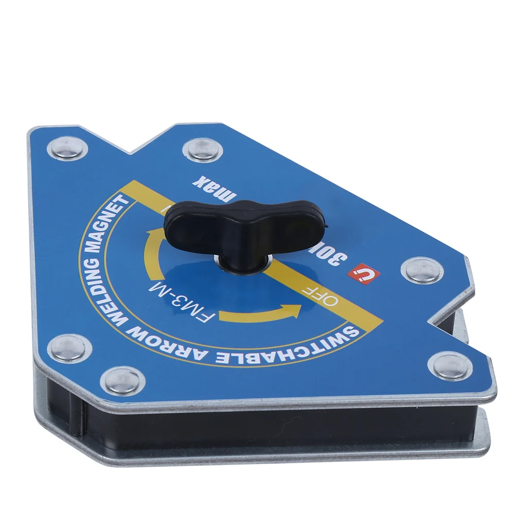 Welding Magnet Soldering Locator Tool Magnetic 30-50KG Suction Arrowing-Shape with Switch