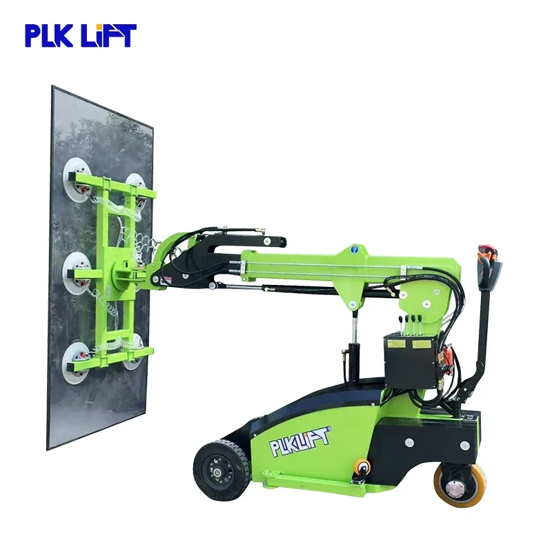 Electric Hydraulic Vacuum Lifter 360 degree flip and rotation glass lifting crane