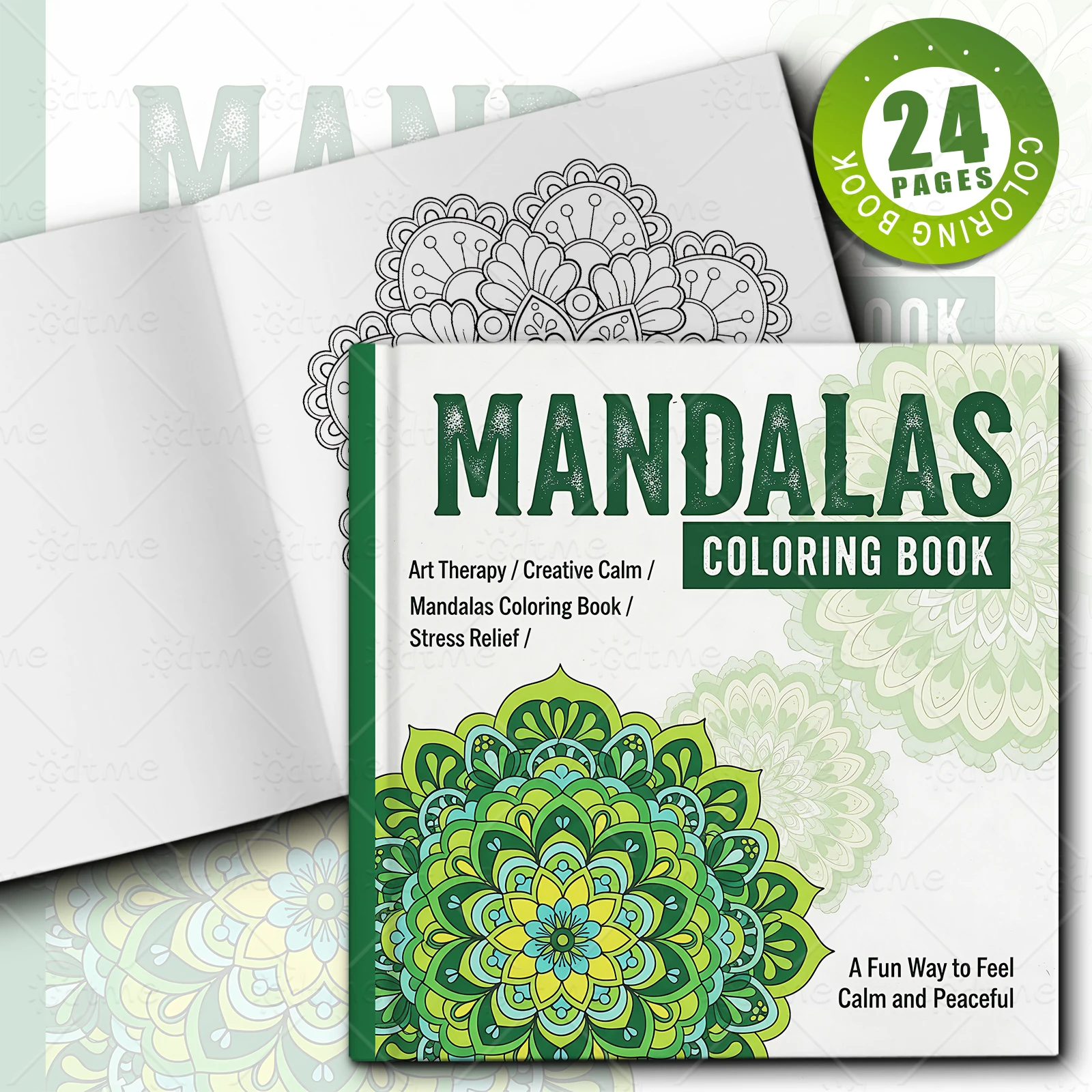 MANDALA Patterns for Adults Interesting Drawing Book Perfect Gift for Party and Birthday (Stress Free Coloring Book) image 2