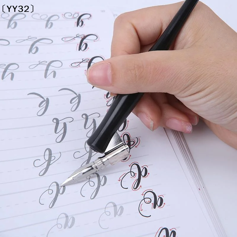

Oblique Dip Pen Holder English Writing Art Drawing Calligraphy Pen Nib Support Adjustable Signature Pen Accessories〔YY32〕