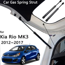 For Kia Rio Accessories K2 Pride Hatchback MK3 2012~2017 Car Tailgate Gas Lift Supports Prop Rod Shock Damper Car Accessories