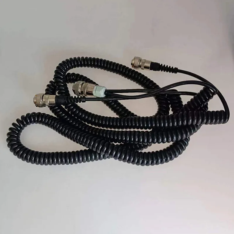 Imagen 5: Cable adaptador divisor de línea para viga de equilibrio en dos, cable de alimentación, accesorios para pavimentadora de viga de equilibrio de 36 vigas.