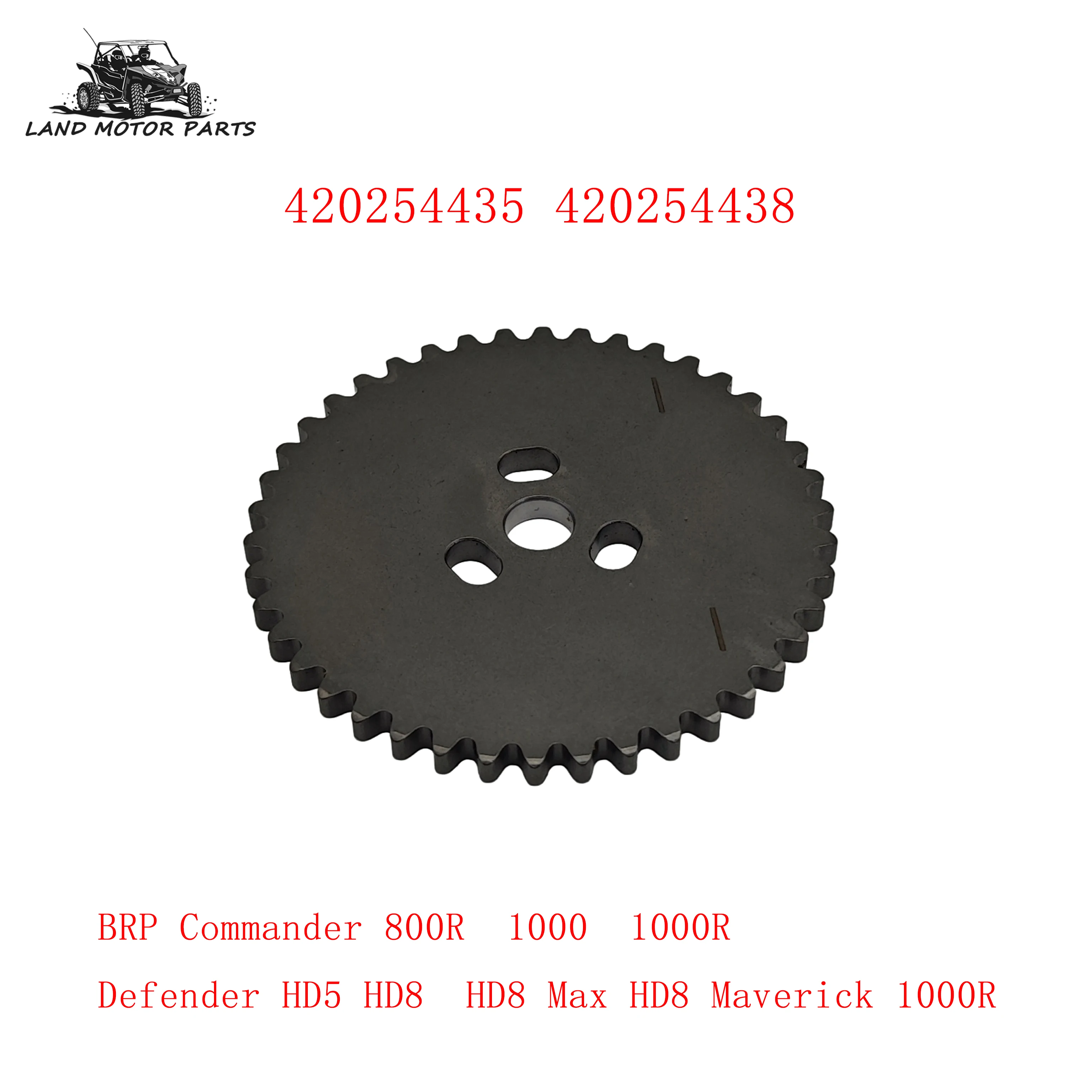 

Camshaft Sprocket, 42 Teeth 420254435 420254438 For BRP Commander 800R 1000 1000R Defender HD5 HD8 HD8 Max HD8 Maverick 1000R