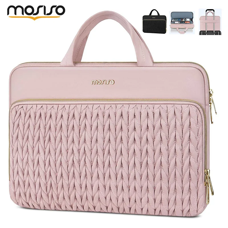 Laptop Briefcase Bag for 2025 Macbook Air 13 15 Pro 14 16 M5 M4 M3 M2 M1 13.3 14.2 inch Mac Dell HP Lenovo Notebook Sleeve Case