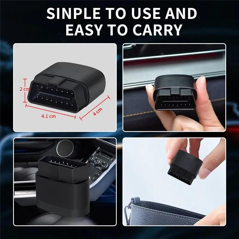 For V-Gate Icar Pro 2S OBD2 Scanner Bluetooth 5.2 Car Scan Tool And Code Reader For IOS & Android & Windows-N31R