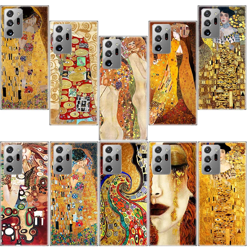 Kiss by Gustav Klimt Desig Phone Case For Samsung A15 A25 A35 A55 A10 A20S A30S A50S A70S A71 A51 A41 A31 A21 A11 Galaxy A20E A1