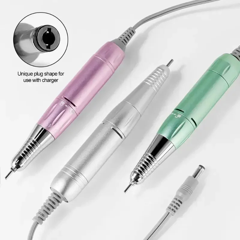 Elektrische DC nagelboor pen handvat vijl polish slijpmachine handstuk manicure pedicure tool voor nagels boormachine accessoires