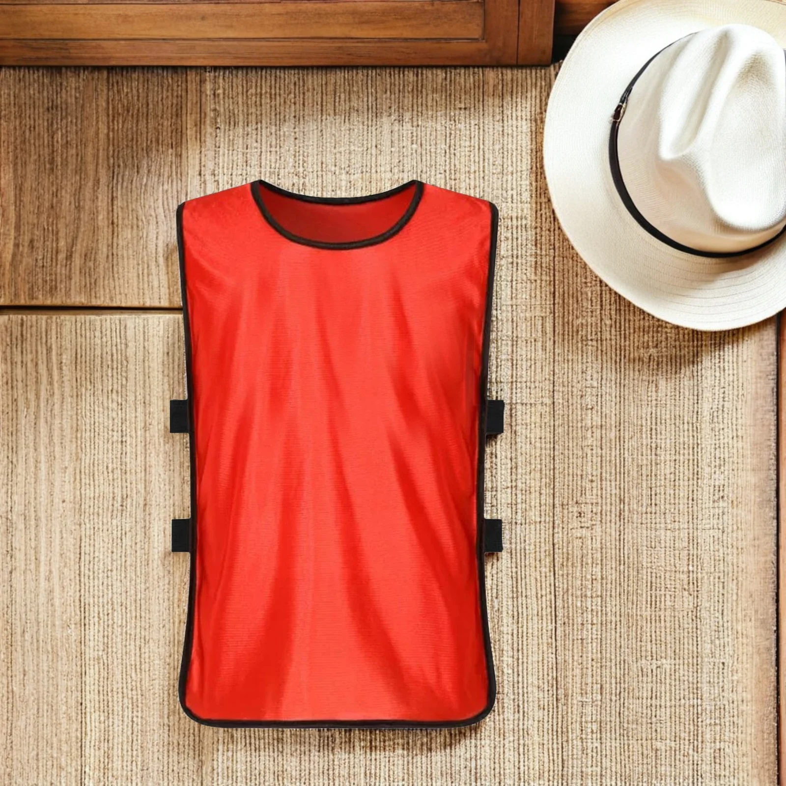 12 قطعة سترة تدريب الصيف خفيفة الوزن شبكة بوليستر سترة ل قميص بدون أكمام الفلورسنت الأخضر الأحمر S