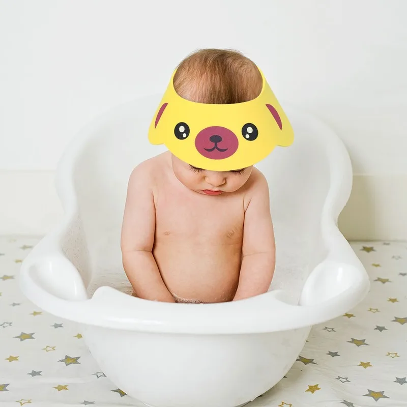 Baby Kids Cap Baby Shower Cap cuffia da bagno per bambini cappello da doccia visiera da bagno per bambini vasca da bagno Wash Hair Shield Hat Cap