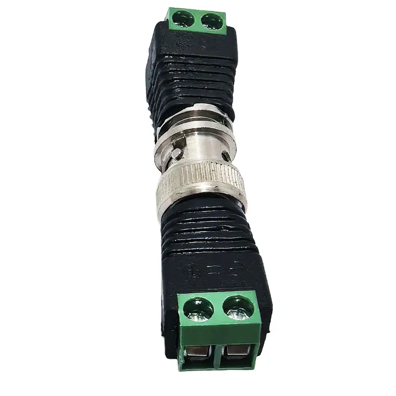 BNC Q9 Adapter Screw Connector Plug Socket Male Female Terminal for Balun Audio Video CCTV Surveillance Security Camera - Detail 1