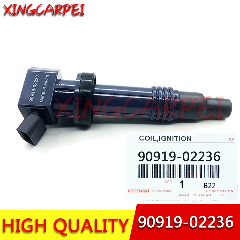 4pcs Ignition coil 90919-02236 9091902236 Fit For Toyota altezza Gita sxe10 3sge 2.0L L4