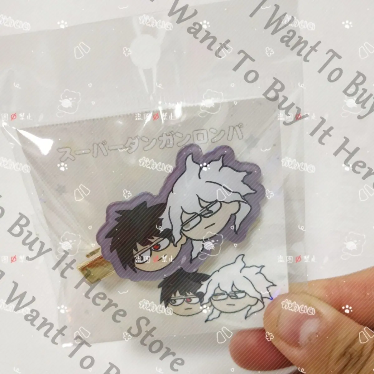 

Anime Danganronpa Nagito Komaeda Hinata Hajime Cosplay Cartoon Hairclip Hair Slide Barrette Accessory Bangs Hairpin Mascot Gift