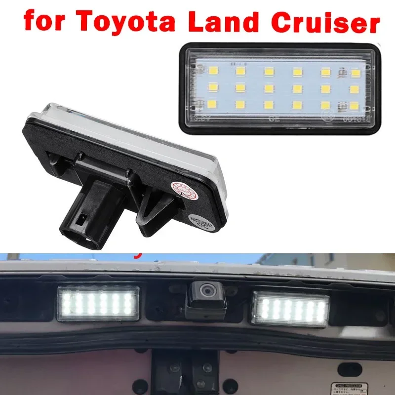 2pcs Error Free Car LED Number License Plate Light Lamp For Lexus LX470 GX470 Toyota Land Cruiser 120 Prado Land Cruiser 200