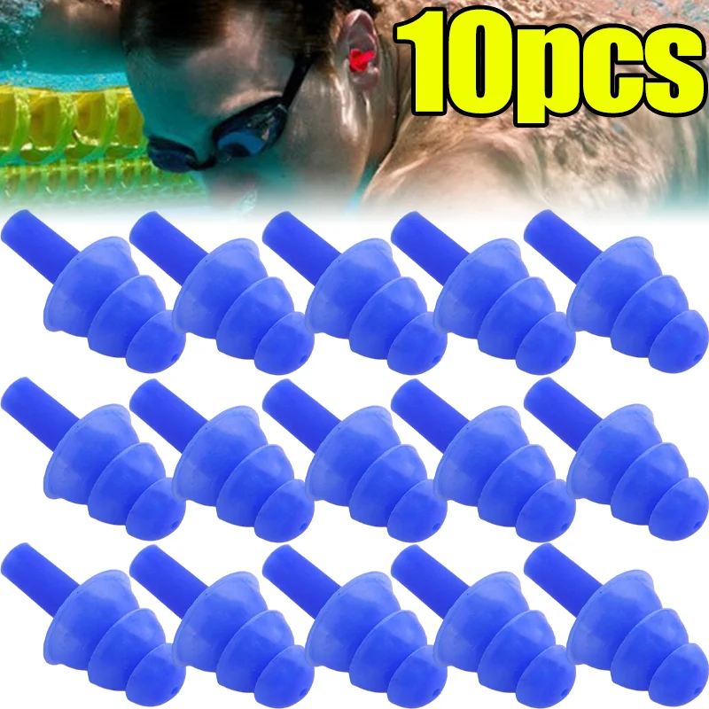 Earplugs Soft Silicone Waterproof Swimming Ear Plugs with Box Reusable Noise Reduction Sleeping Earplugs Hearing Protector