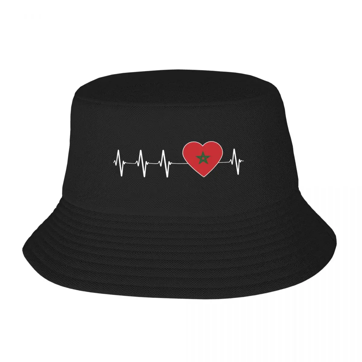 

Пользовательские Heartbeat Марокко Флаг страны Панама Женская Мужская Мода Лето Открытый Солнце Марокканское Сердце Семейная Рыбацкая Кепка