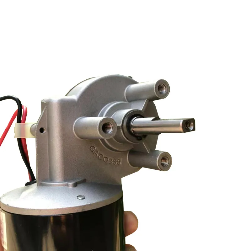 DC24V52 Turn High-power Worm Gear DC Deceleration Motor High Torque Self-locking Forward And Reverse Deceleration Motor