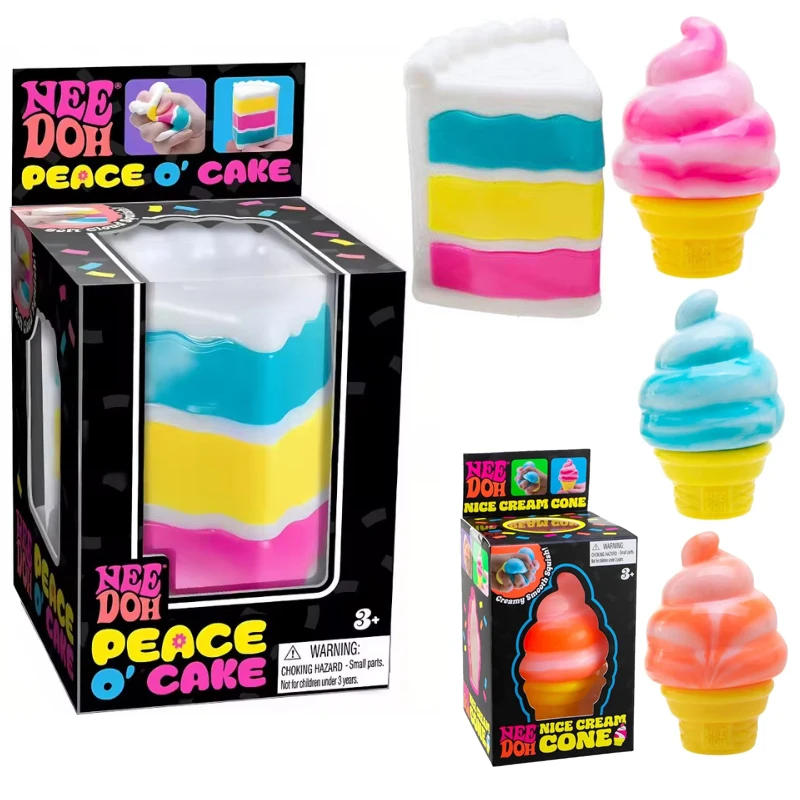 Nuevo Juguete Sensorial Schylling Needoh de Helado, Bloques Antiestrés, Rompecabezas para Aliviar el Estrés, Alivio por Presión, Souvenir para Niños