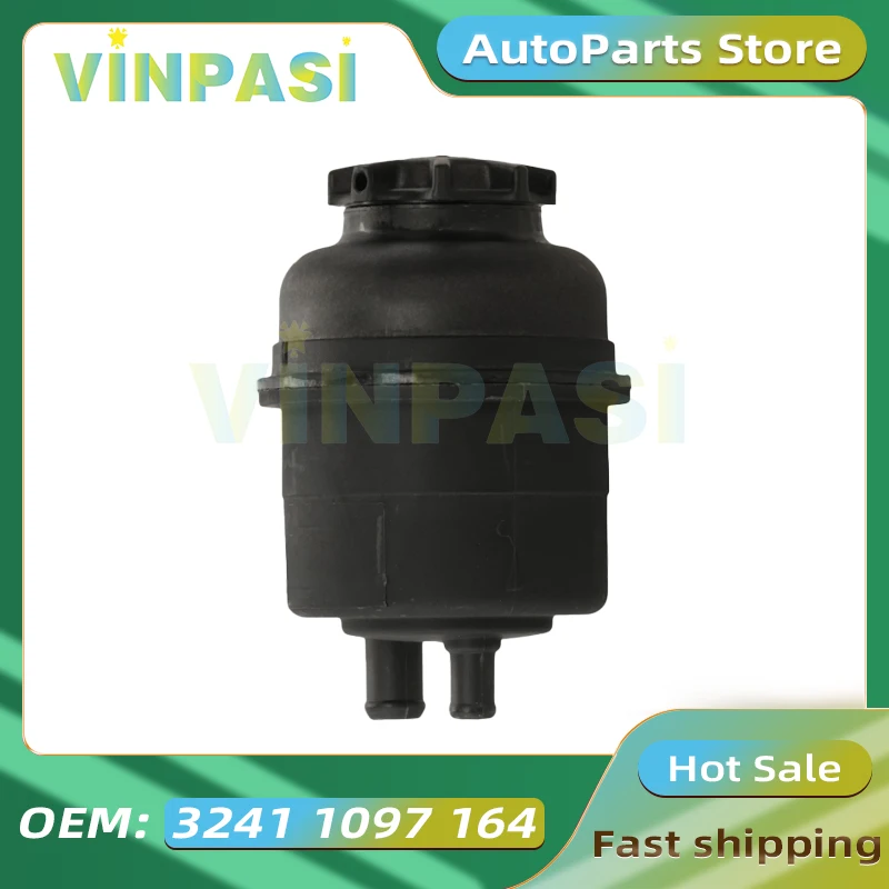 Power Steering Pump Reservoir Bottle W/ Cap Suitable for BMW 1 3 5 6 7 Series E28 E30 E36 E46 E90 E92 P/S Reservouir 32411097164