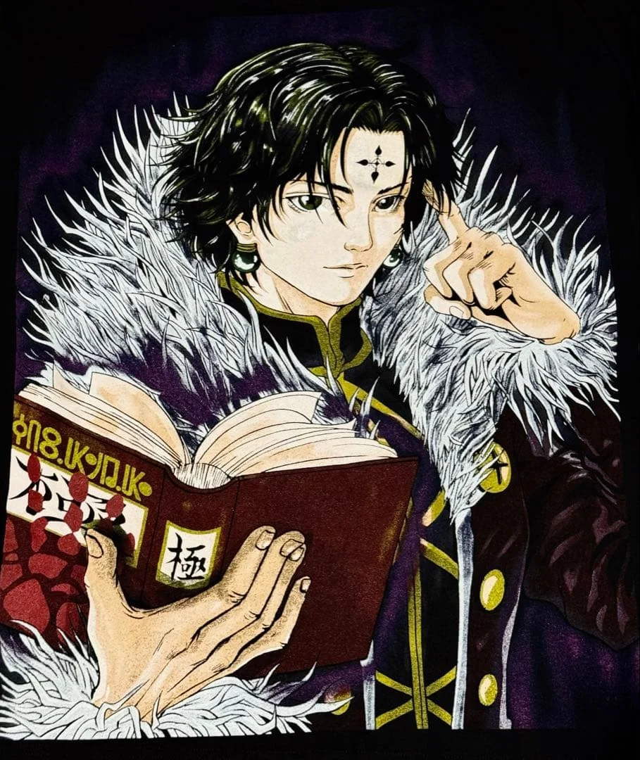 Hunter X Hunter Chrollo Lucilfer Y2K Aesthetics Grafik-Sweatshirt mit Rundhalsausschnitt für Männer und Frauen, Vintage Y2K Streetwear Pullover – Detail 6