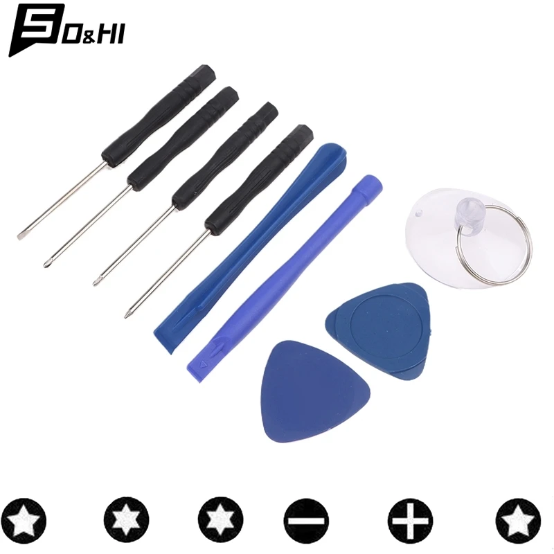 Hand Repair Tools Kit Opening Pry Bar Screen Disassemble 6/8/9/10/11PCS Screwdriver Set Repair Tools For IP HuaWei