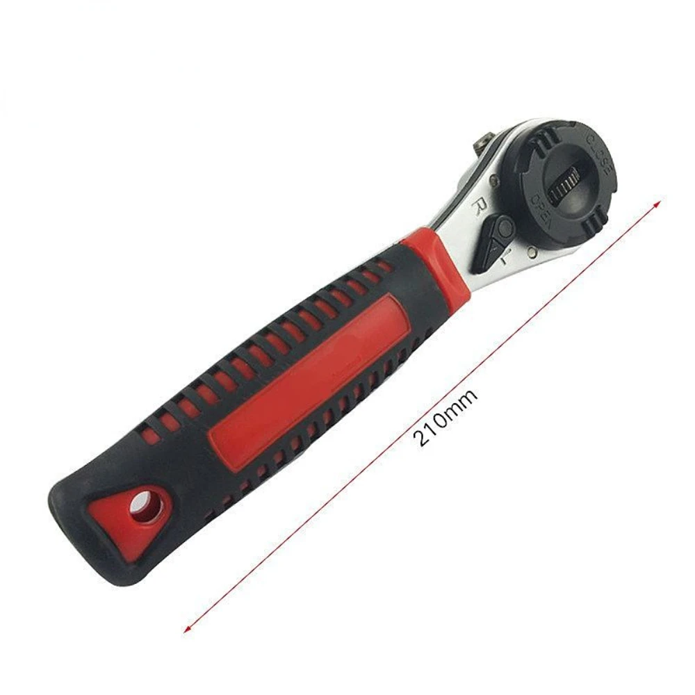 Imagem -03 - Chave de Catraca Universal Multi-function Tool Chrome Molibdênio Aço Straight Handle Ajustável 622