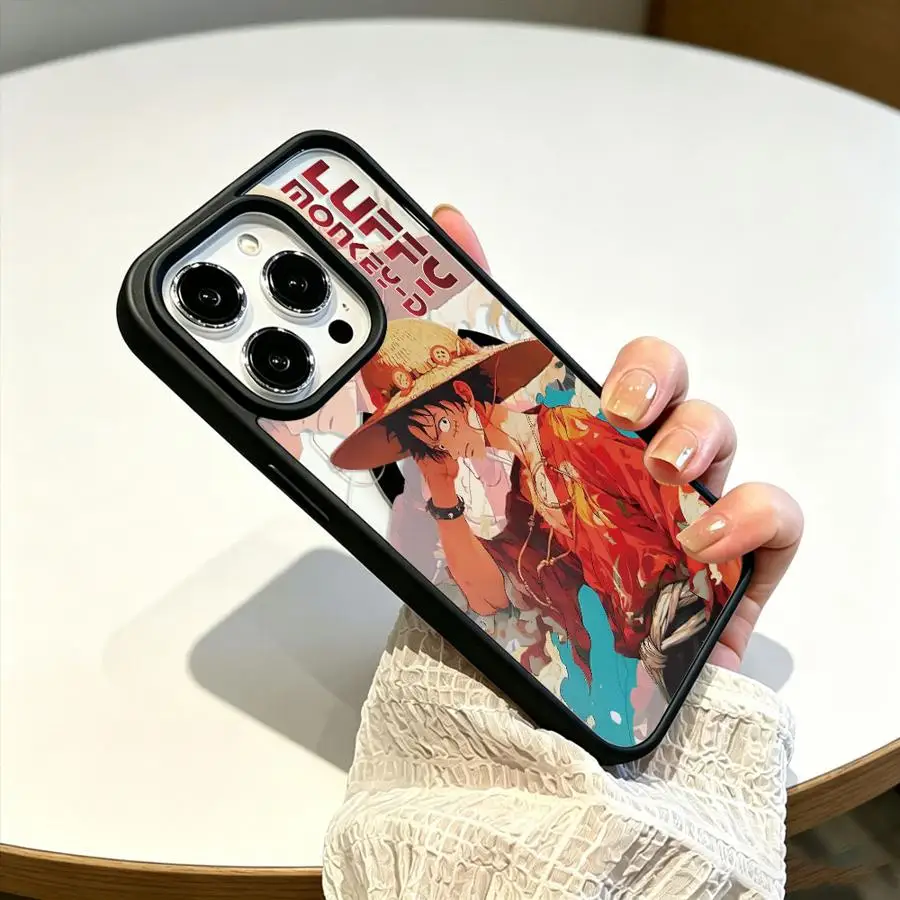 Anime One Pieces Pattern Case for iPhone 18 17 Pro Max Air 16e 17e 16 Plus 11 13 Mini 14 15 12 Magnetic Phone Cover