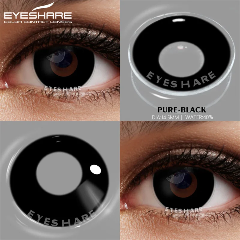 EYESHARE Color Contact Lens Cosplay Colored Lenses for Eyes Anime Lenses 2pcs Colored Contacts Yearly Use Colored Pupils Lenses