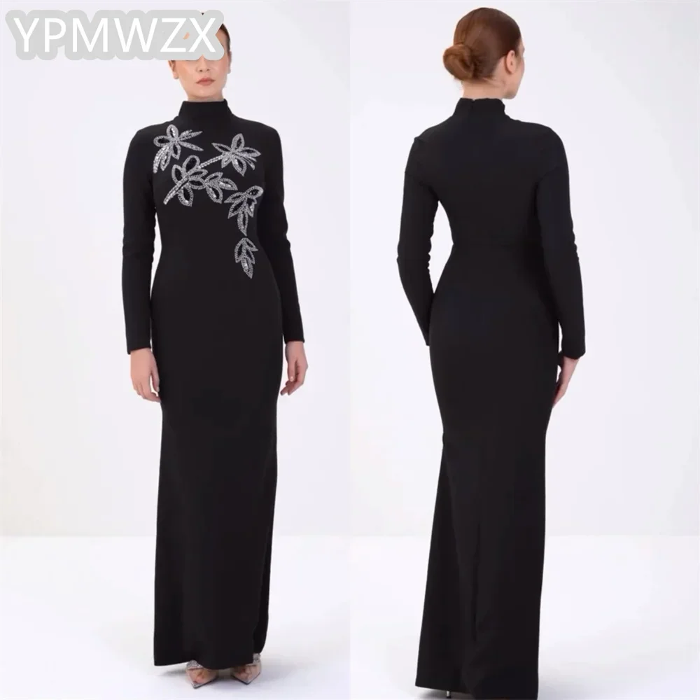 

Customized Prom Gown Evening Formal Dress Party Occasion YPMWZX High A-line Floor Length Skirts Bespoke Dresses Women