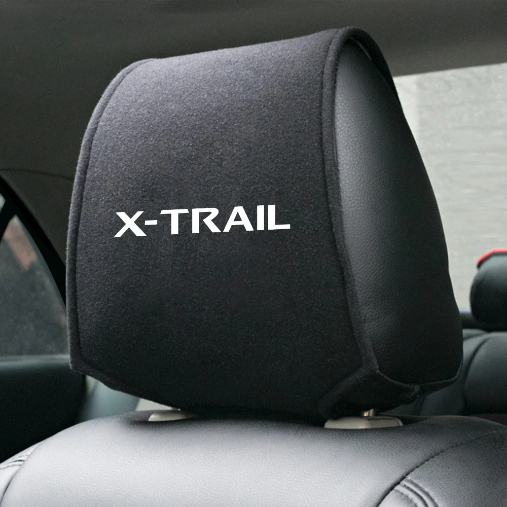 1PCS Car Seat Headrest Pillow Cover Auto Accessories For Nissan X-Trail  Xtrain X Train T30 T31 2007-2015 T32 2014-2022 T33