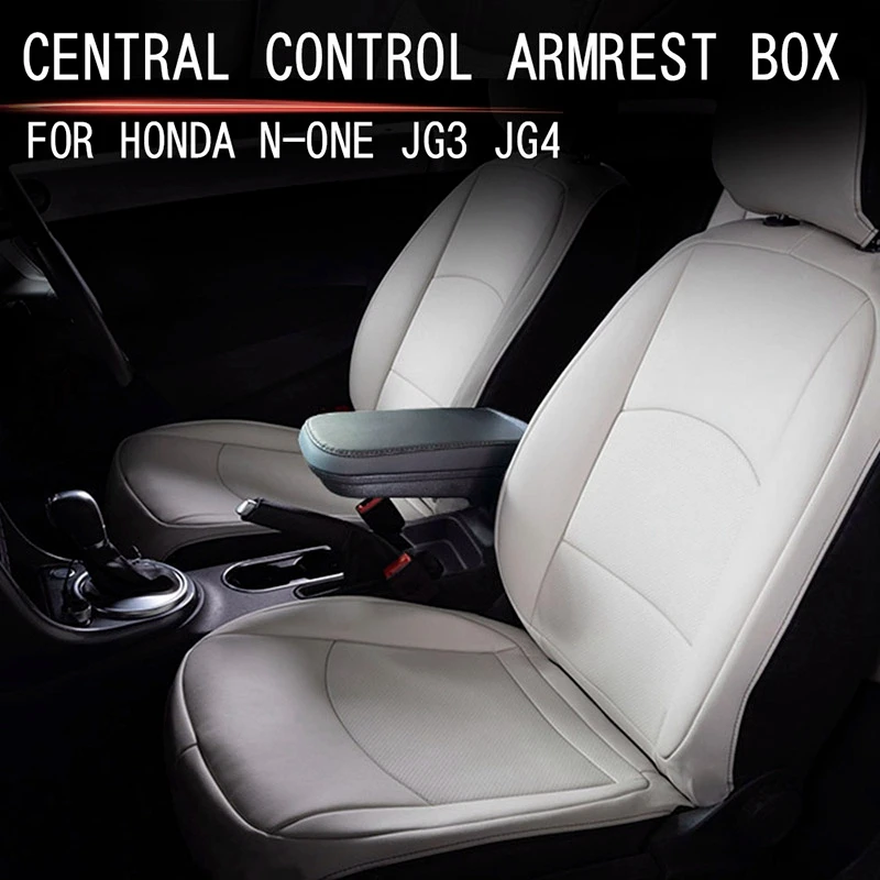 

Car Central Armrest Box Punch-Free Central Console Armrest Box Storage Box For Honda N-ONE JG3 JG4 2020-2021