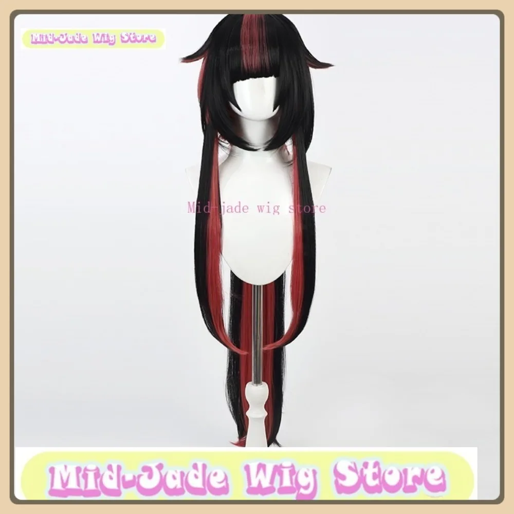 منتصف اليشم شعر مستعار مخزن الملتوية العجائب ليليا فانروج شعر مستعار تأثيري أنيمي لعبة لعب الأدوار الشعر الاصطناعية حفلة الهالوين