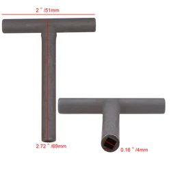 Univesal 3/3.5/4mm Square Screw Sleeve Socket Wrench T-Type Motorcycle Engine Valve Adjusting Spanner Tool For GY6 150cc Scooter