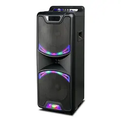 high quality Audio Outdoor DJ Equipment Dual 10Inch Professional Powered Active Speaker Sound System