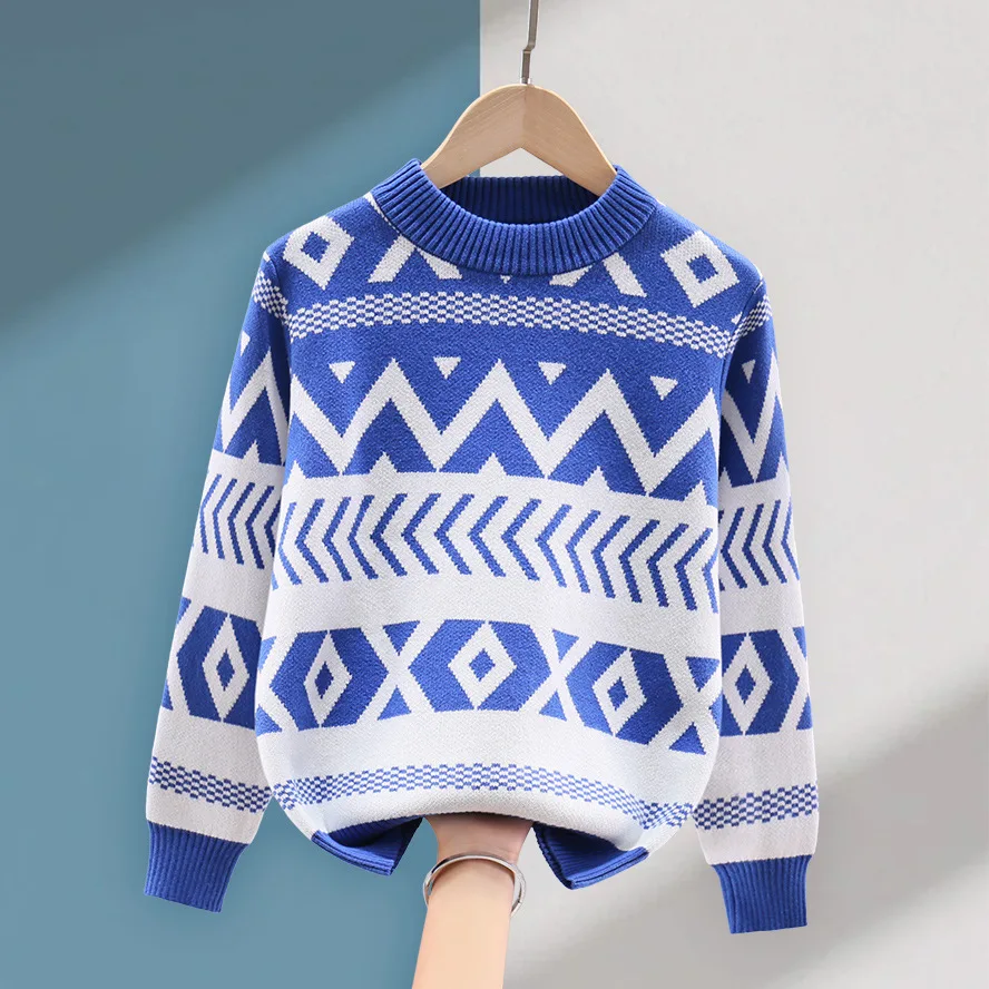 

Kids Cotton Spring Sweaters Kids Fashion Pullovers Soft Clothes Children Bottoming Shirt Teenage Outwear Boys Winter School Wear