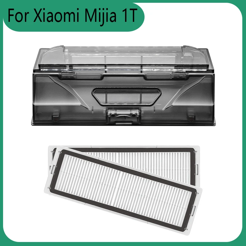 Accessories For Xiaomi Mijia Mi Robot Vacuum Cleaner 1T STYTJ02ZHM Sweeping Mopping Dust Box Hepa Filter Spare Parts Replacement