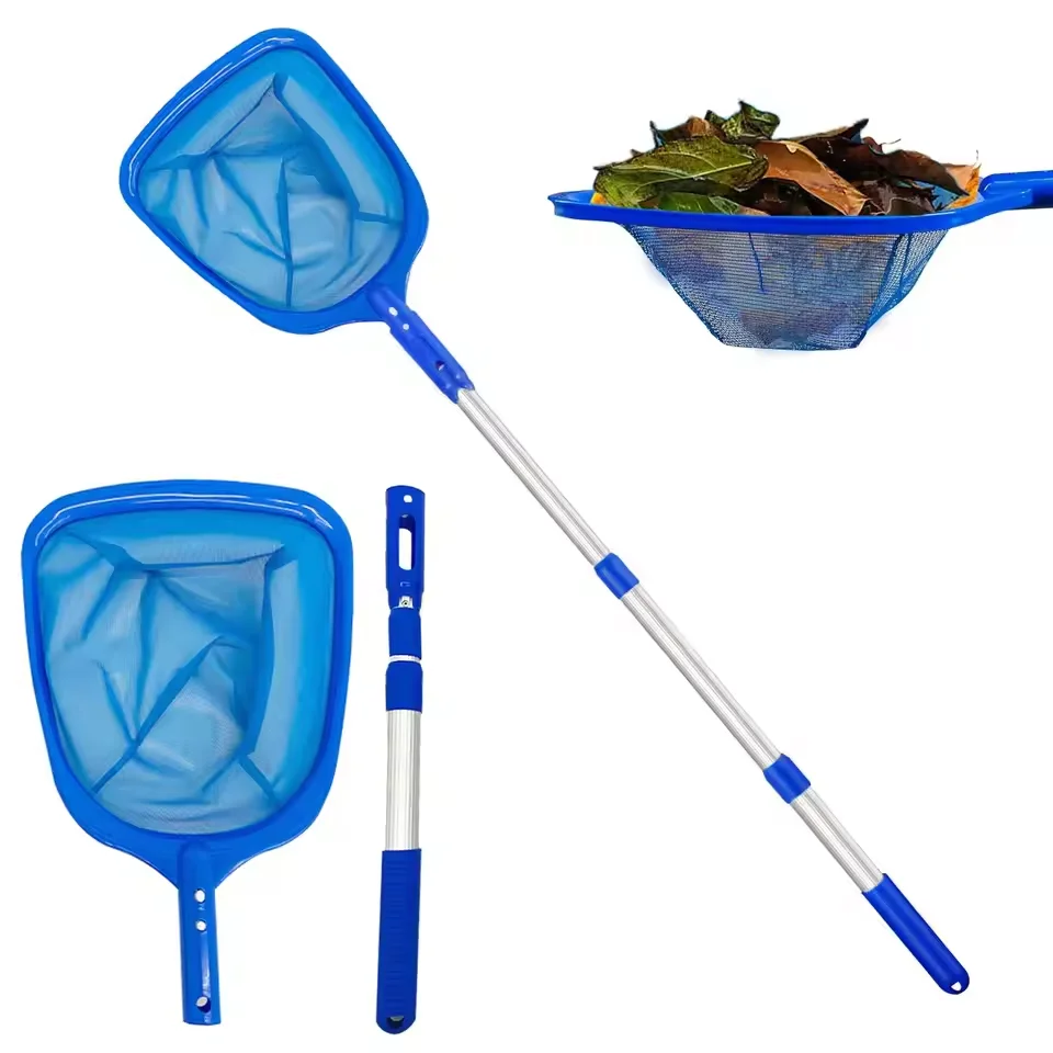rede-de-limpeza-para-piscina-com-cabo-telescopico-de-3-secoes-rede-de-malha-fina-para-limpeza-de-folhas-e-detritos-em-Aguas-profundas